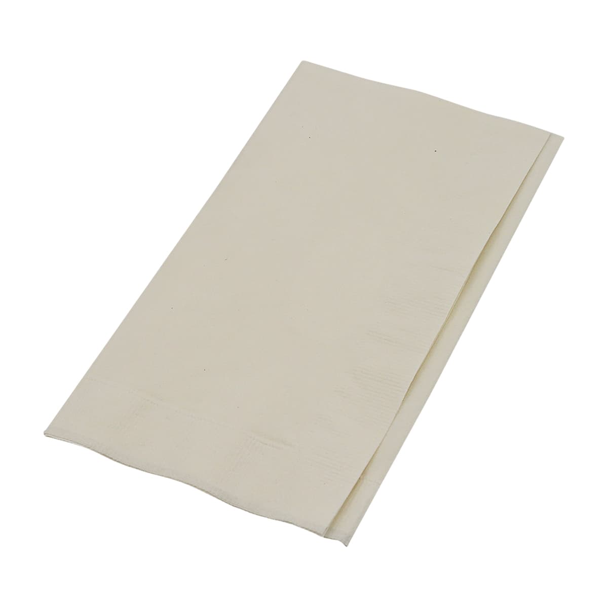 Dinner Napkins 17X15 IN Ivory Paper 2PLY 1/8 Fold 1000/Case