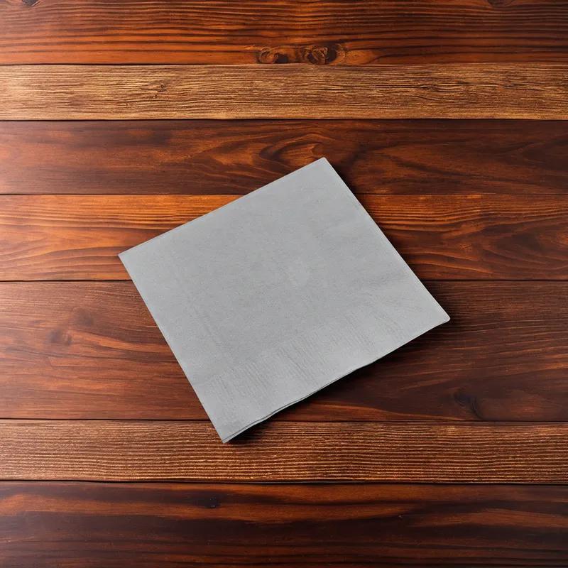 Beverage Napkins 10X10 IN Gray 2PLY 1000/Case