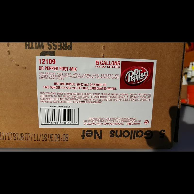 Dr Pepper® Syrup 5 GAL Bag-in-Box 1/Case