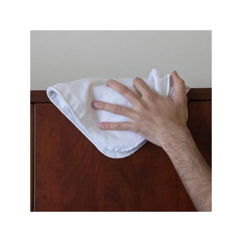 Monarch Brands Polishing Cloth 10 LB Flannel White 1/Case