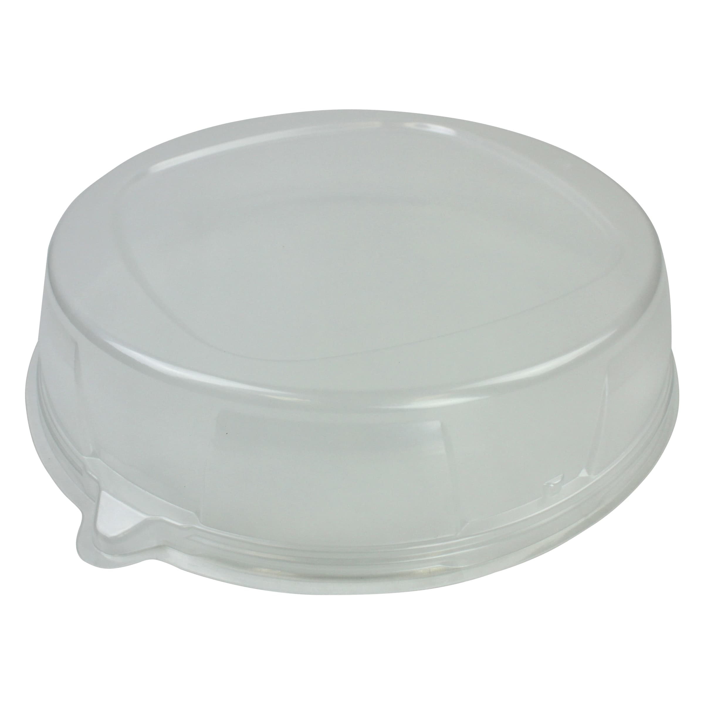 Lid PP Clear Round For Plate Unhinged 200/Case