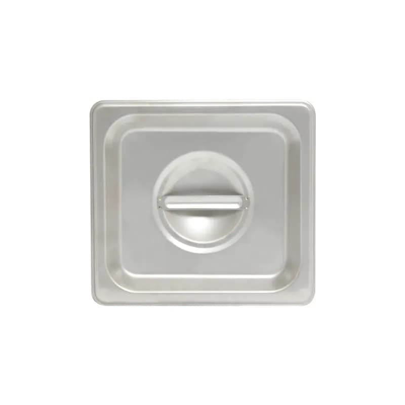 Cover For Steam Table Pan 1/6 6.93X6.38X1.18 IN 18/8 Stainless Steel Solid Dishwasher Safe Oven Safe 1/Each
