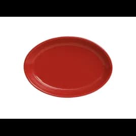 Concentrix Platter 9.75X7 IN China Cayenne Oval Coupe Fully Vitrified 24/Case