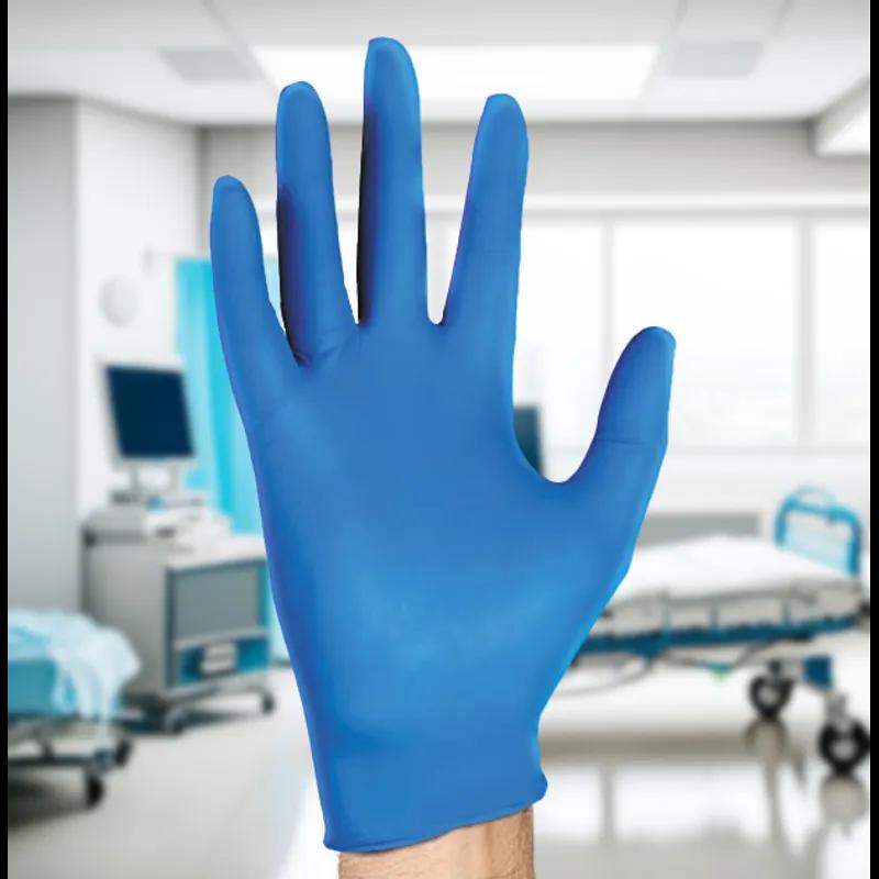 Gloves Large (LG) Blue Nitrile Powder-Free 1000/Case