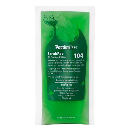 ScrubPac® Fresh Scent All Purpose Cleaner 2 FLOZ Multi Surface Concentrate 72/Box