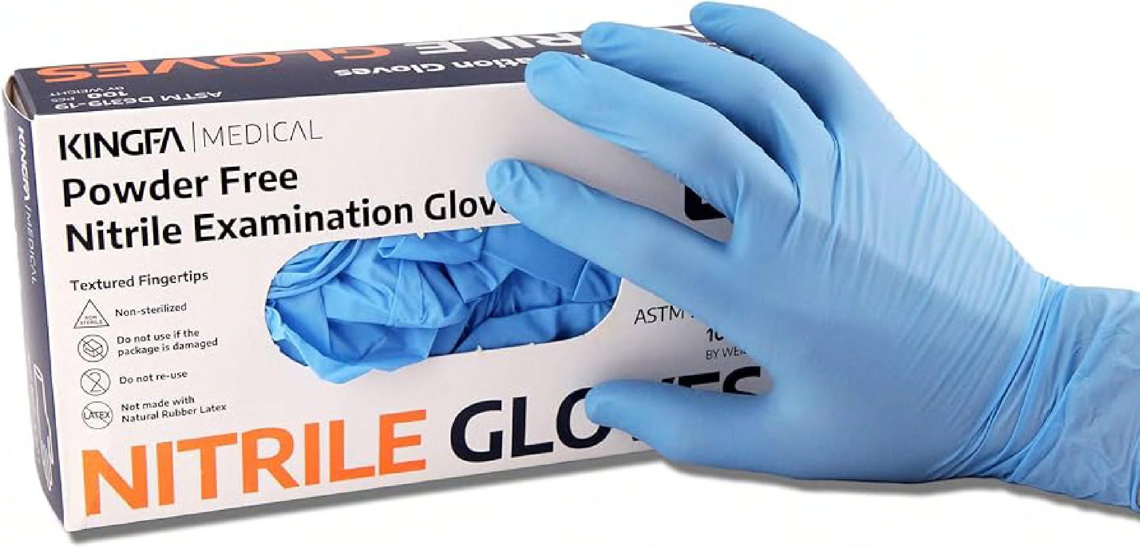Gloves XL Blue Nitrile 1000/Case
