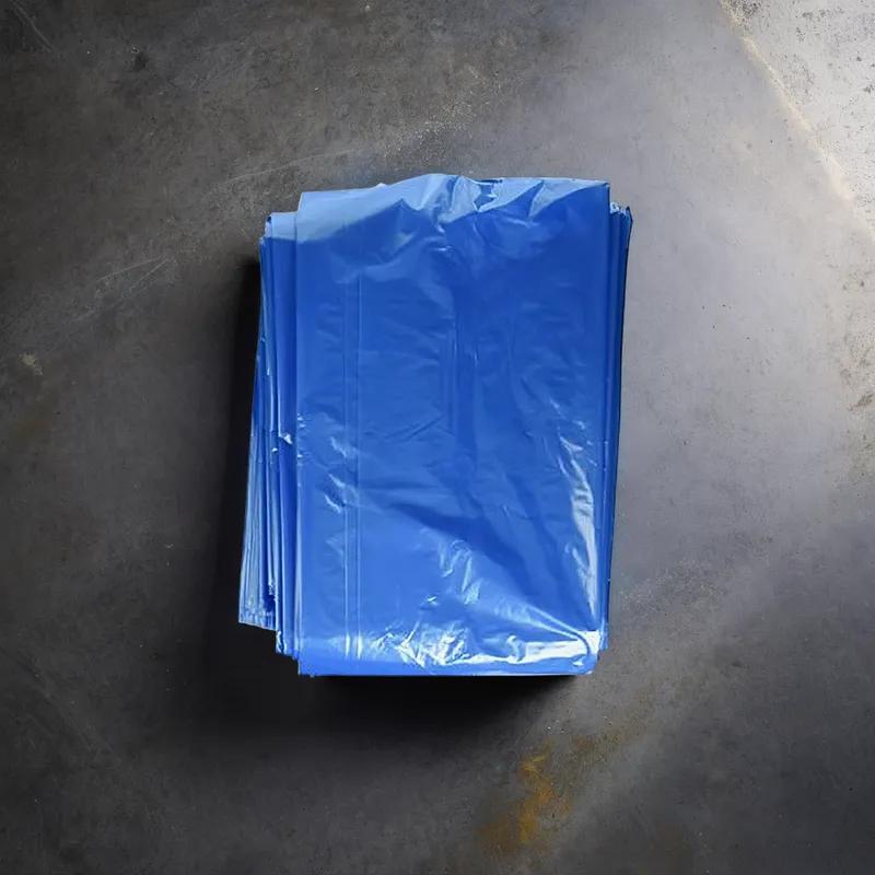 Recycling Bag 38X46 IN 40-45 GAL Blue Plastic 1.2MIL Star Seal Printed 100/Case