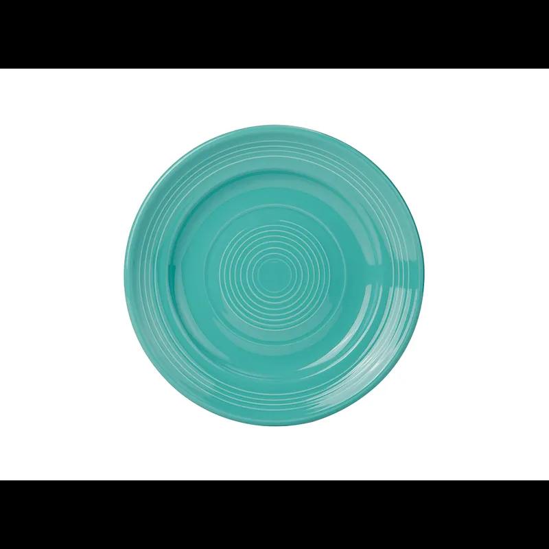 Concentrix Plate 7.5 IN China Island Blue Round Wide Rim Fully Vitrified 24/Case