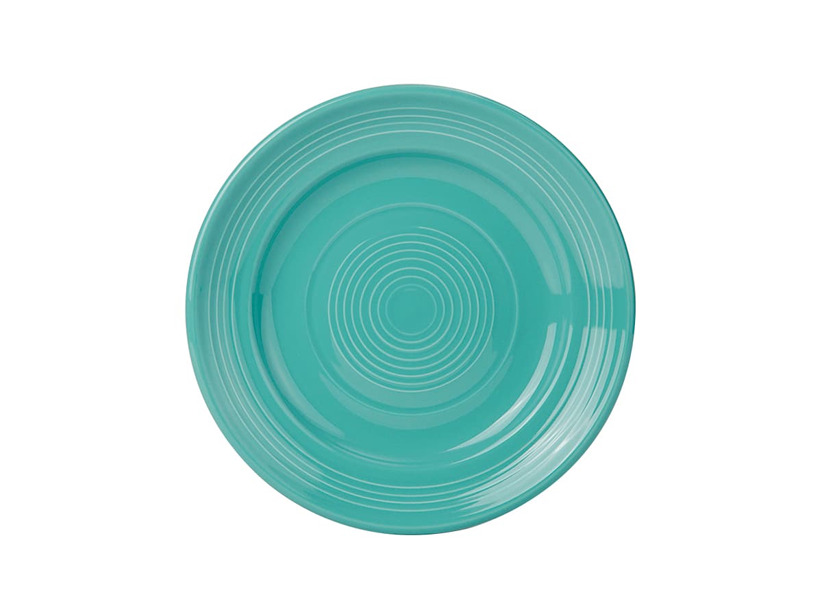 Concentrix Plate 7.5 IN China Island Blue Round Wide Rim Fully Vitrified 24/Case