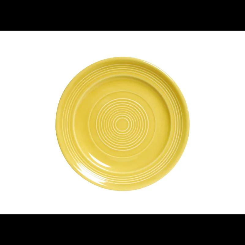 Concentrix Plate 7.5 IN China Saffron Round Wide Rim Fully Vitrified 24/Case