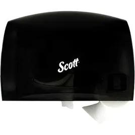 Scott® Essential Toilet Paper Dispenser 14.25X9.75X6 IN Wall Mount Black Coreless Jumbo (JRT) 1/Each