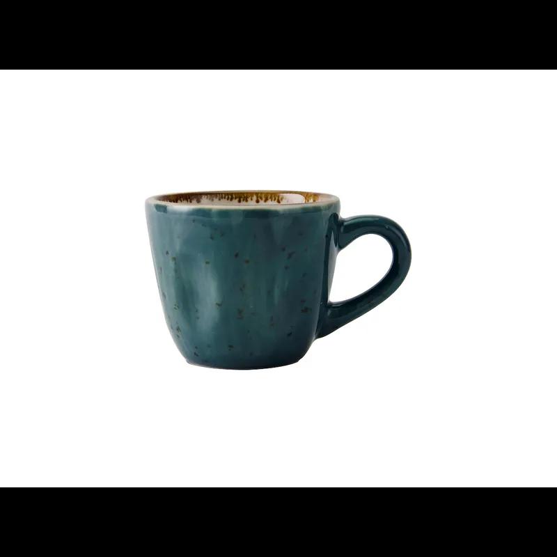 TuxTrendz Artisan Geode Demitasse/Espresso Cup 3.5 OZ China Azure Fully Vitrified 24/Case