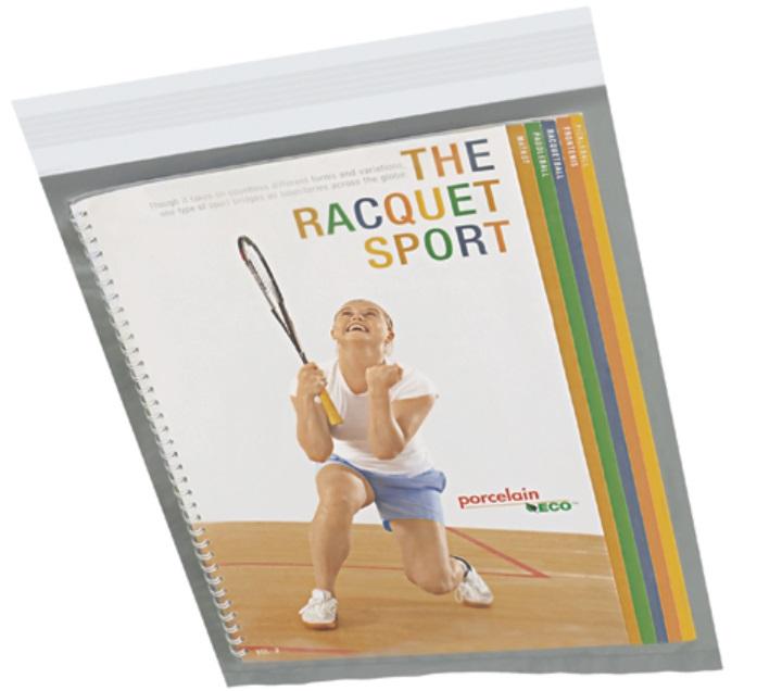 Mailer 13X10 IN Clear Poly-Bi 2.5MIL Front Self Seal 500/Case