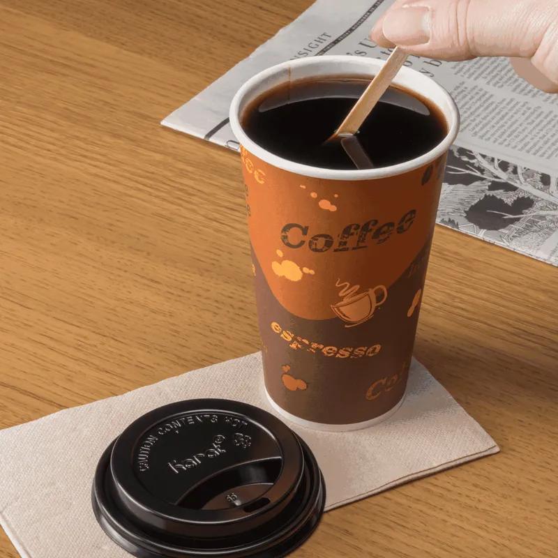Karat® Hot Cup 16 OZ Paper Coffee Print 90MM 1000/Case
