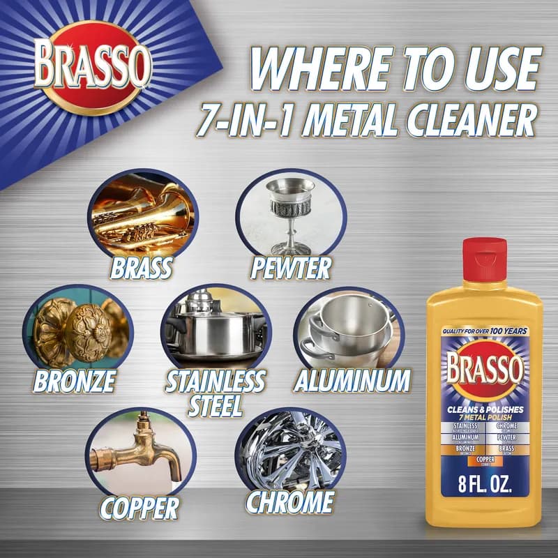 Brasso® Metal Polish 8 OZ 8/Case