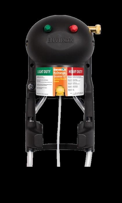 EnvirOx™ E2B2 Chemical Management System 1 Product Plastic Black Wall Mount, Locking 1/Each