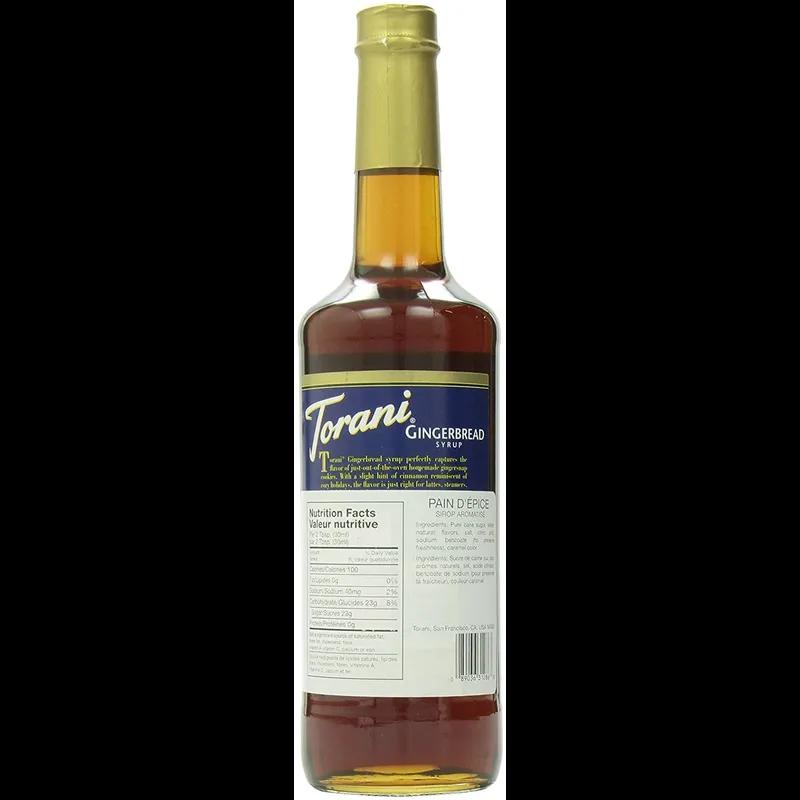 Gingerbread Syrup 25.4 FLOZ 12/Case