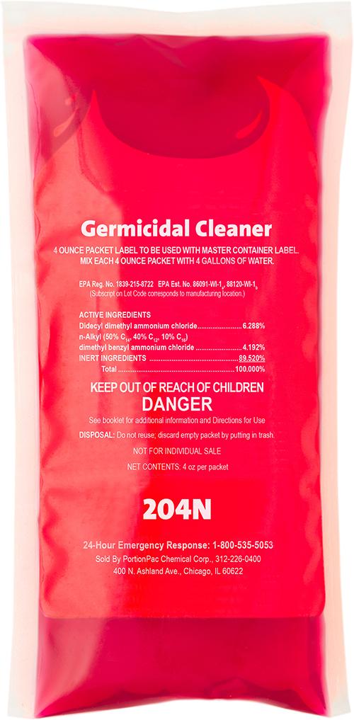 Fresh Scent Disinfectant Cleaner Deodorizer 4 FLOZ Concentrate Germicidal 40/Box