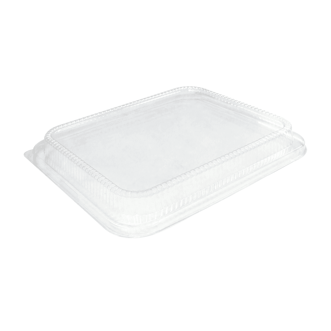 Victoria Bay Lid Dome 1/2 Size 13.07X10.79X1.45 IN PS Clear For Steam Table Pan 100/Carton