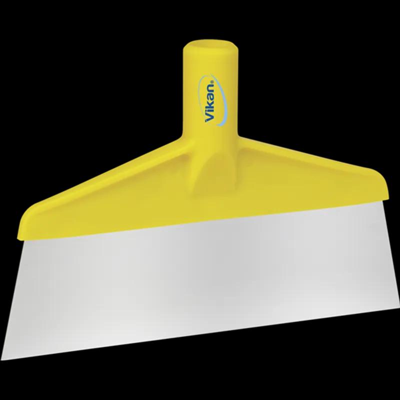 Vikan® Table Floor Scraper 11 IN Stainless Steel Yellow 1/Each