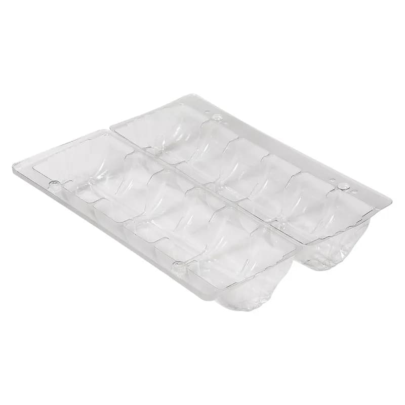 Dessert Container Base 6 Compartment OPS Clear 544/Case