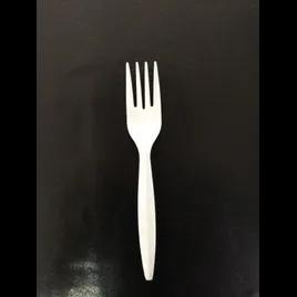 Victoria Bay Fork 6 IN PP White Medium Heavy Microwave Safe Freezer Safe 1000/Case