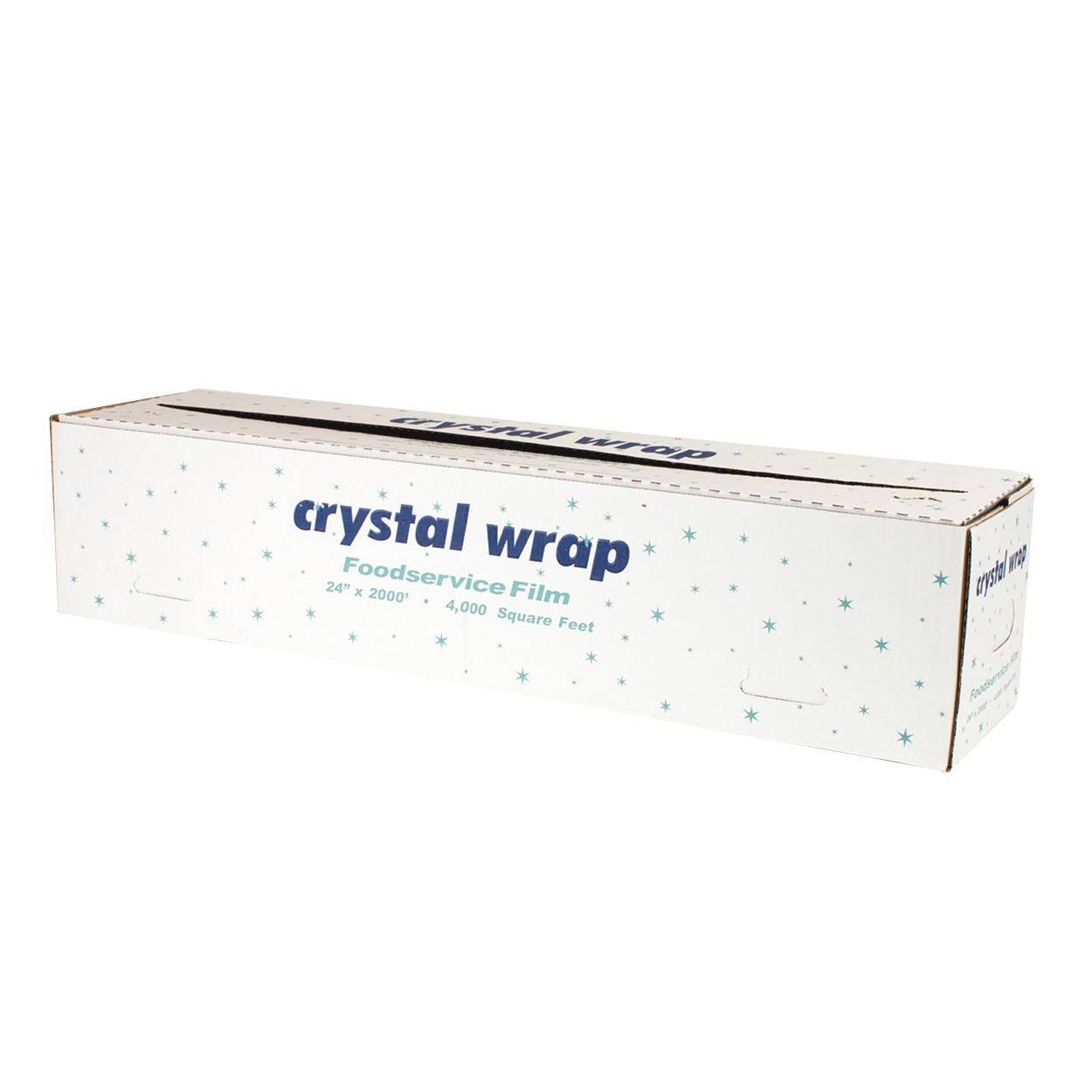 Crystal Wrap Cling Film Roll 24IN X2M PVC 1/Roll