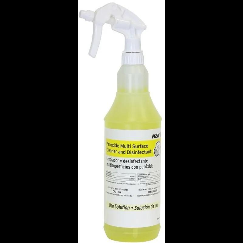 Peroxide Multi Surface Cleaner and Disinfectant Dispenser Bottle Yellow 12/Case