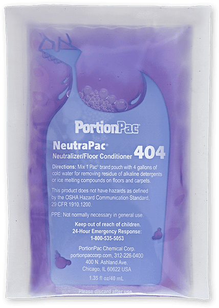 NeutraPac® Unscented Floor Neutralizer 1.35 FLOZ Packet 108/Box