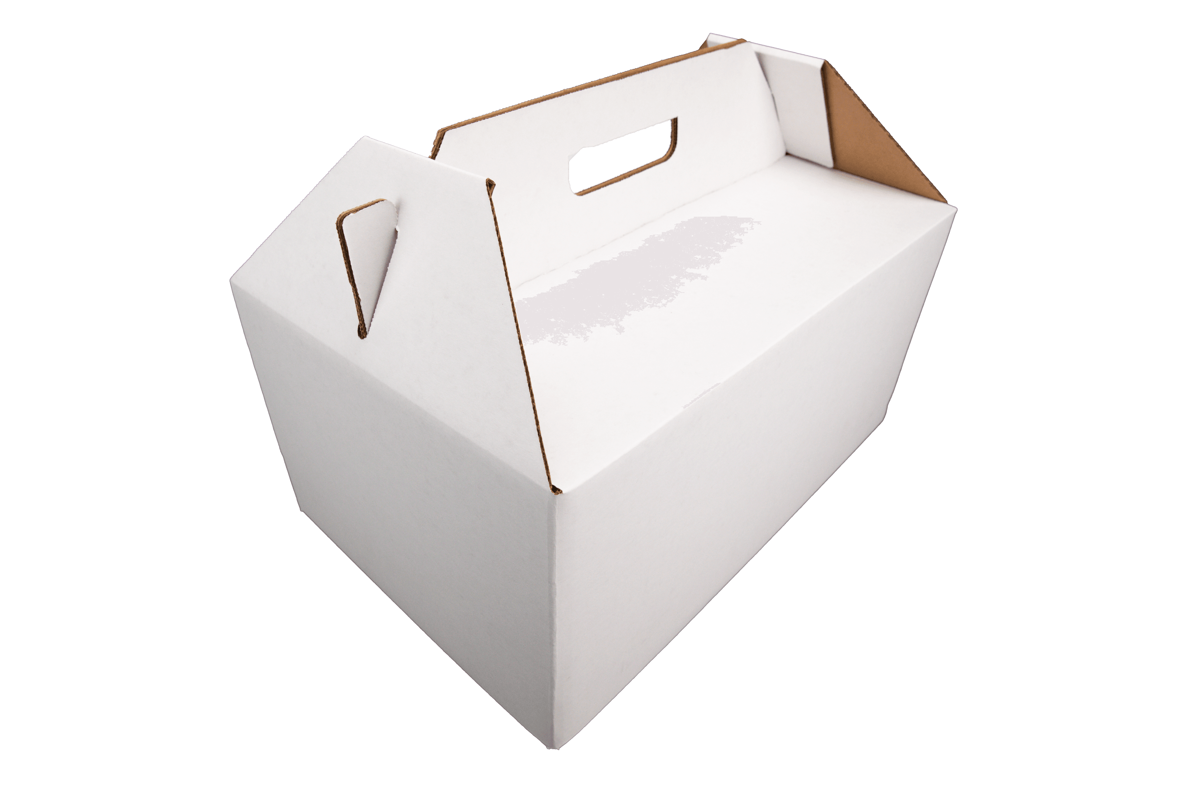 Catering Take-Out Box Barn 18X12X9 IN White 25/Case