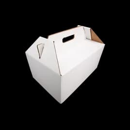 Catering Take-Out Box Barn 18X12X9 IN White 25/Case