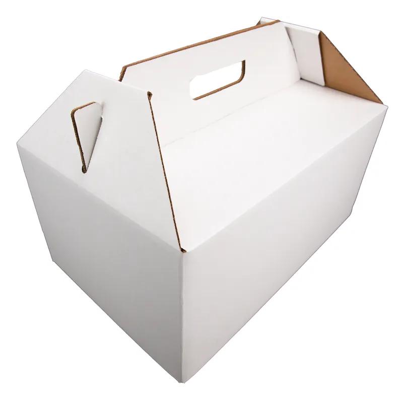 Catering Take-Out Box Barn 18X12X9 IN White 25/Case