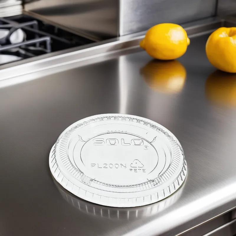 Lid PP Clear For 1.5-2 OZ Souffle & Portion Cup 2500/Case