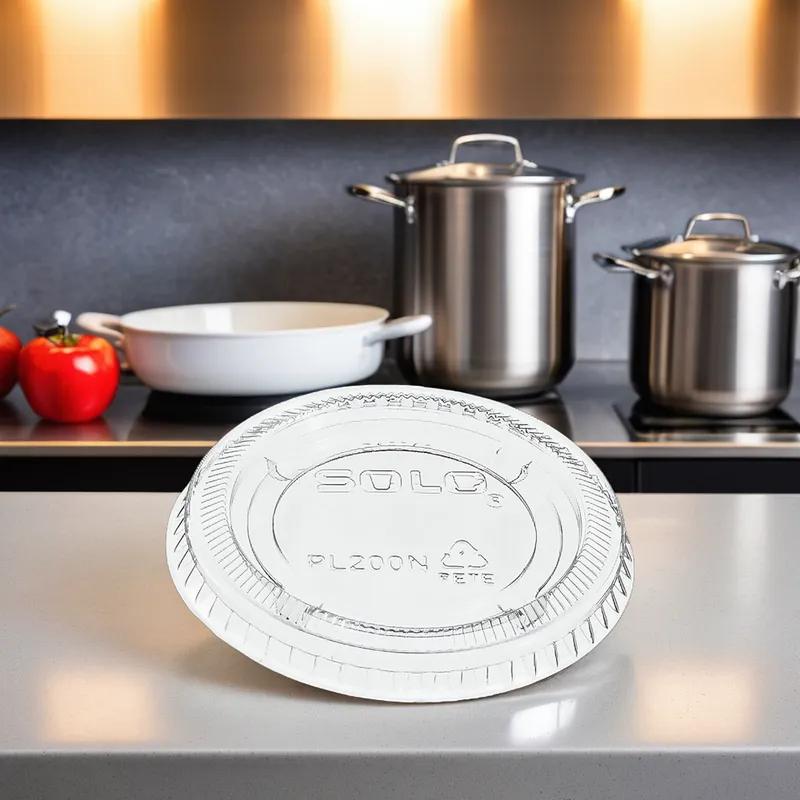 Lid PP Clear For 1.5-2 OZ Souffle & Portion Cup 2500/Case