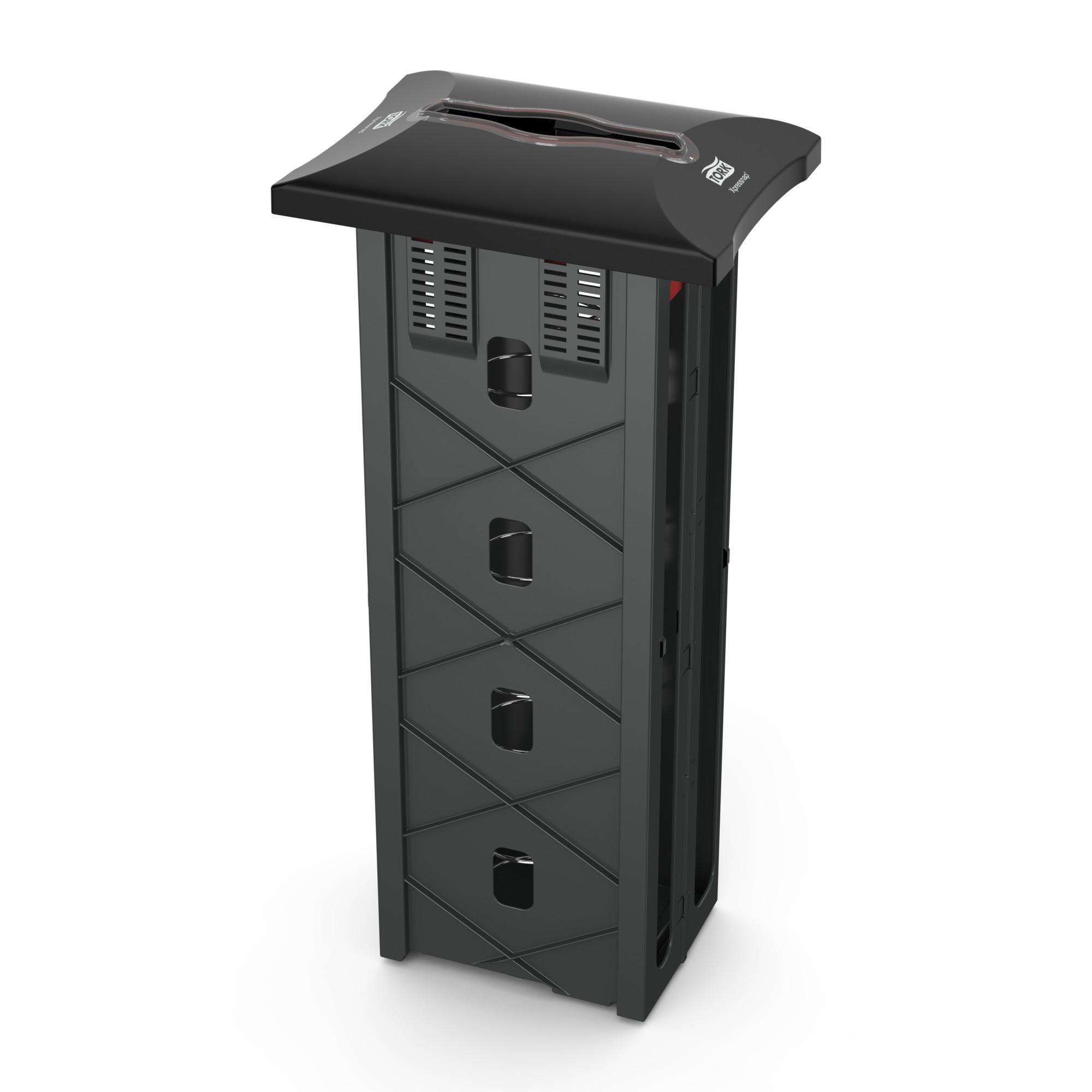 Tork Xpressnap® N4 Napkin Dispenser 7X9.9X21.5 IN Licorice Plastic In Counter 1/Case