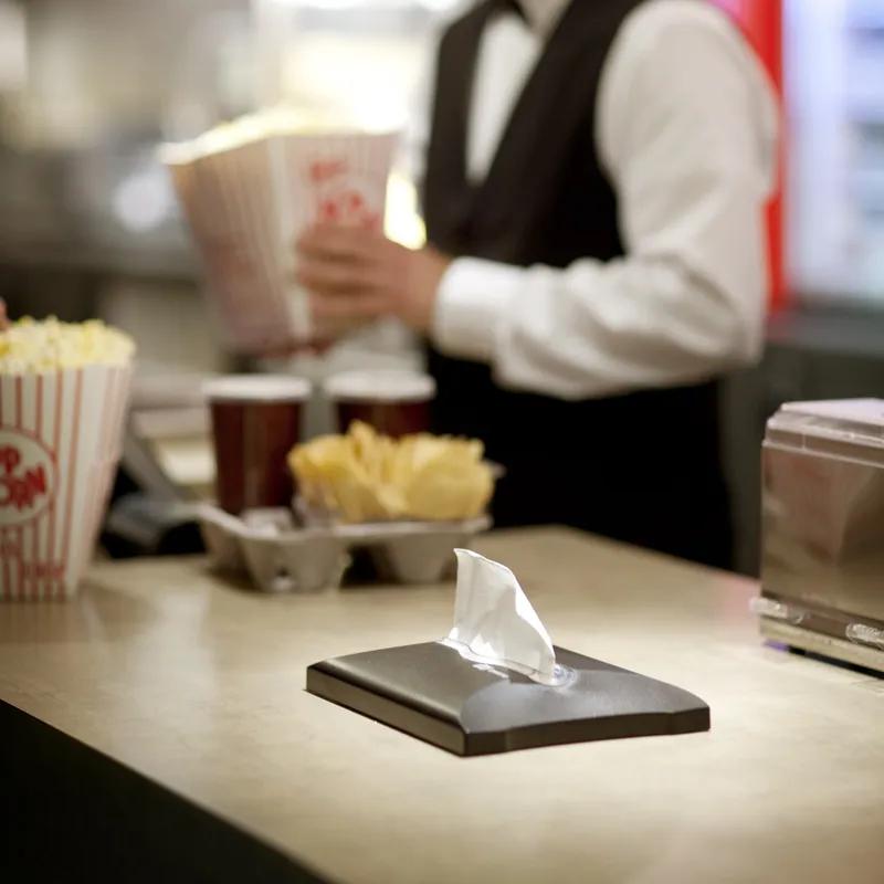 Tork Xpressnap® N4 Napkin Dispenser 7X9.9X21.5 IN Licorice Plastic In Counter 1/Case