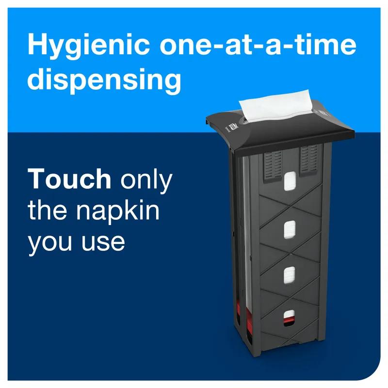 Tork Xpressnap® N4 Napkin Dispenser 7X9.9X21.5 IN Licorice Plastic In Counter 1/Case
