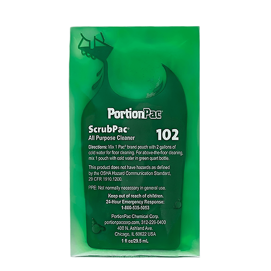 ScrubPac® All Purpose Cleaner 1 FLOZ Multi Surface 132/Box