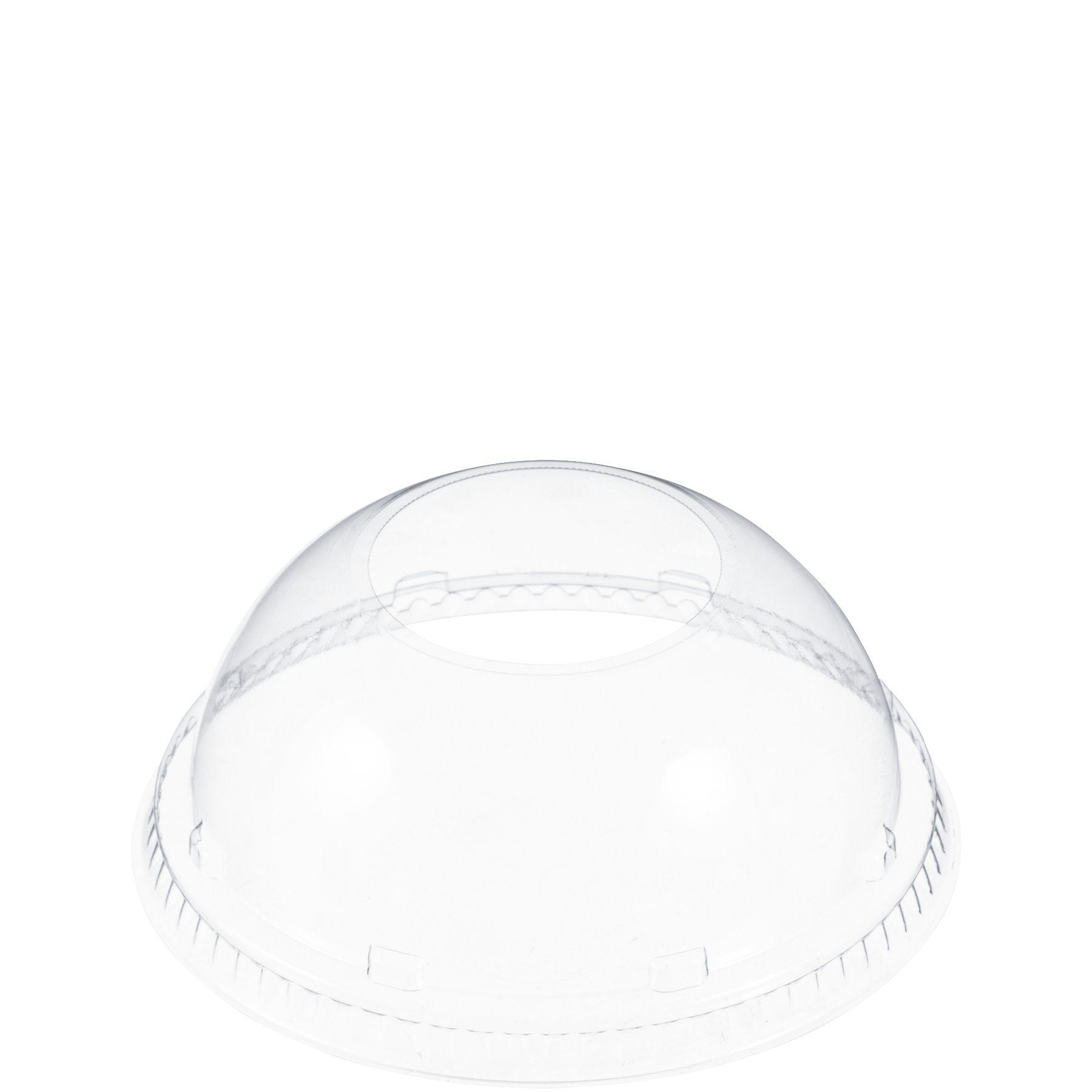 Dart® Lid Dome 4.8X1.89 IN PET Clear For 32-44 OZ Cold Cup Freezer Safe 50 Count/Pack 20 Packs/Case 1000 Count/Case