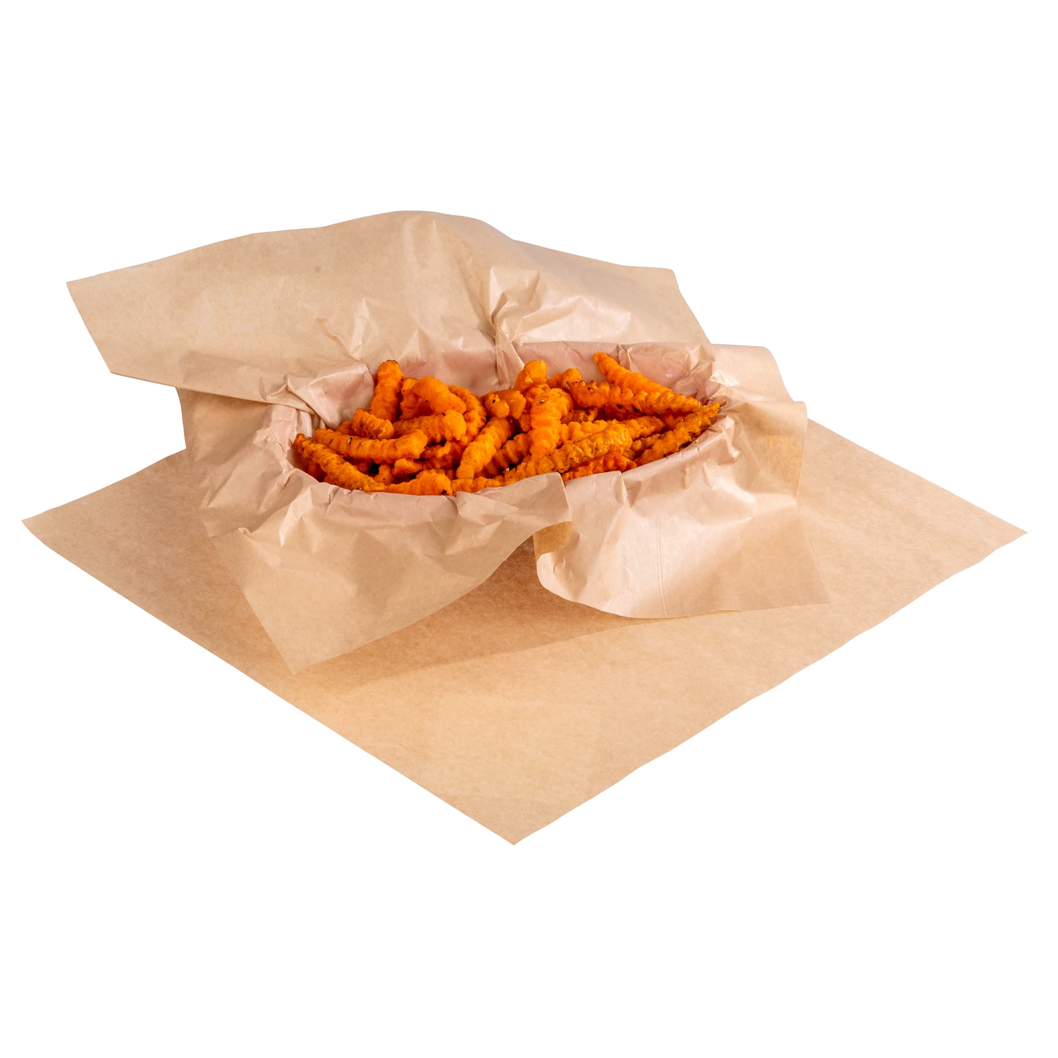 Sandwich Wrap 14X14 IN Paper Natural Plain Grease Resistant 4000/Case