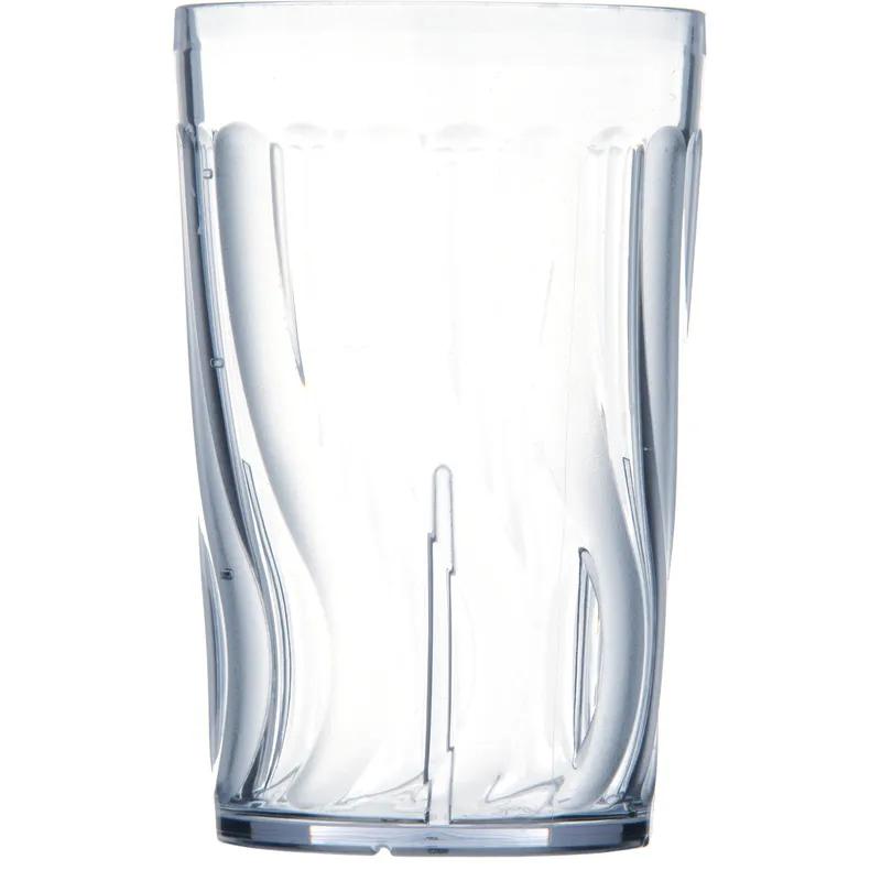 Dinex® Tumbler 8 OZ SAN Clear Round Swirl 72/Case
