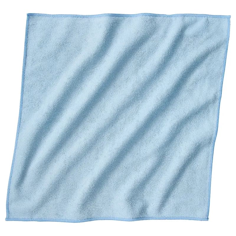 Victoria Bay Cleaning Cloth 16X16 IN Microfiber Blue Square 24/Pack