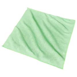 Victoria Bay Cleaning Cloth 16X16 IN Microfiber Green Square 24/Pack