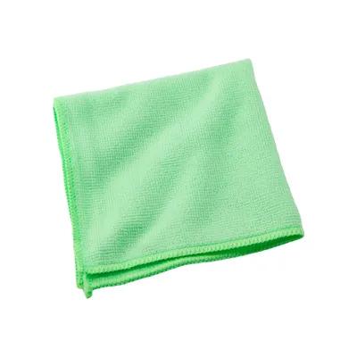 Victoria Bay Cleaning Cloth 16X16 IN Microfiber Green Square 24/Pack