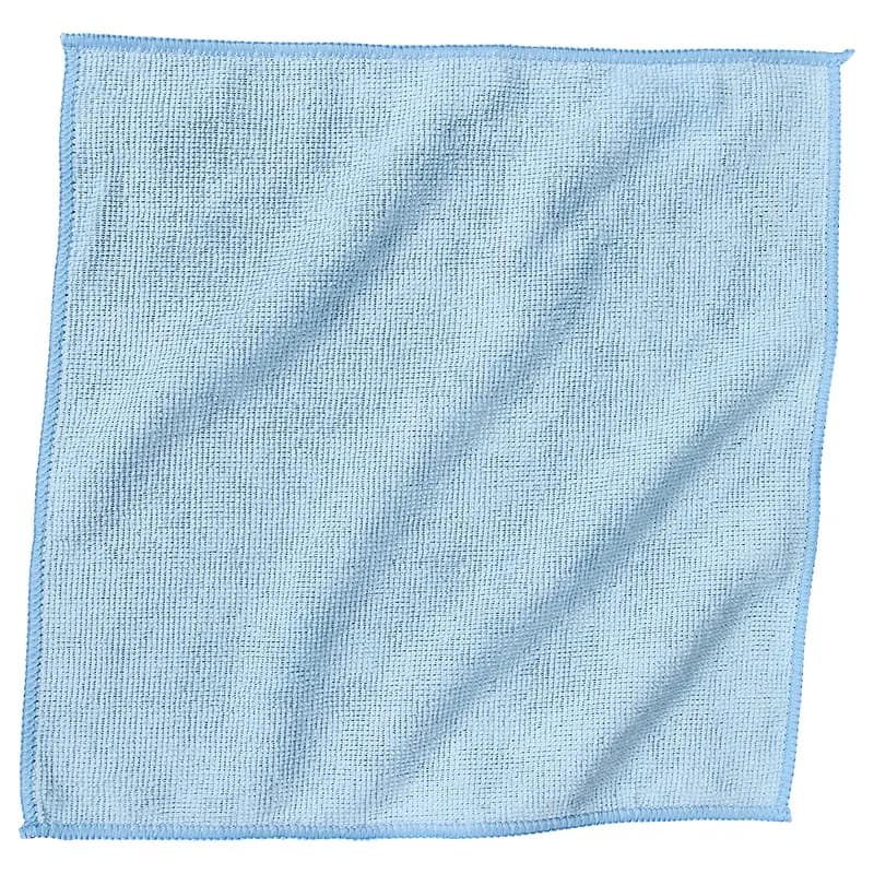 Victoria Bay Cleaning Cloth 12X12 IN Microfiber Blue Square 24/Pack