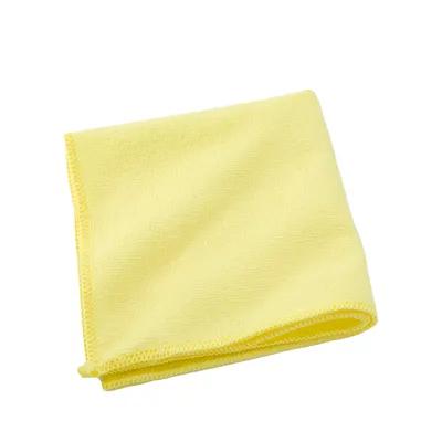 Victoria Bay Cleaning Cloth 12X12 IN Microfiber Yellow Square 24/Pack