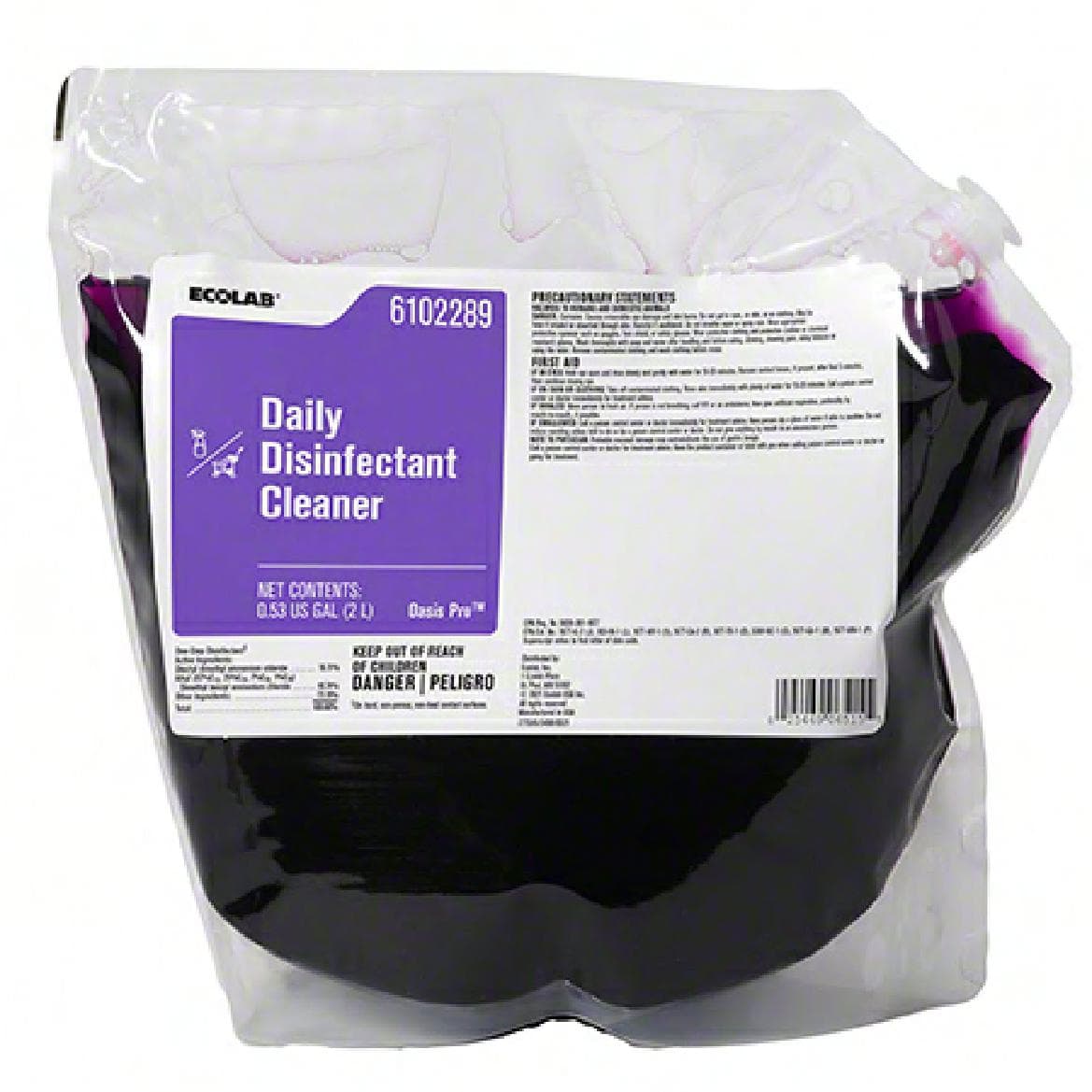 Disinfectant Cleaner 2 L Daily 2/Case