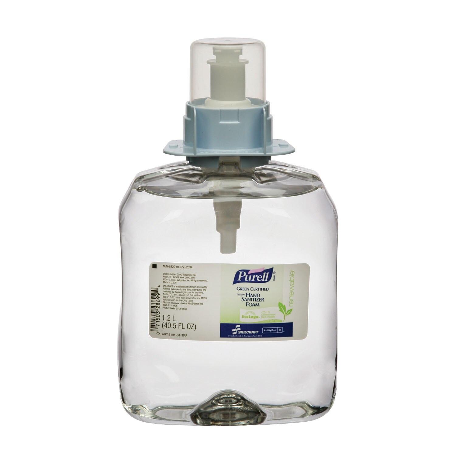 SKILCRAFT® PURELL Instant Hand Sanitizer Foam 1200 mL 3/Case