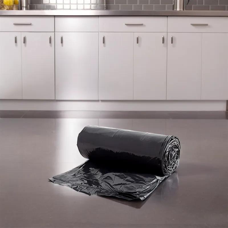 Victoria Bay Can Liner 24X33 IN Black 10MIC Roll 50 Count/Roll 20 Rolls/Case 1000 Count/Case