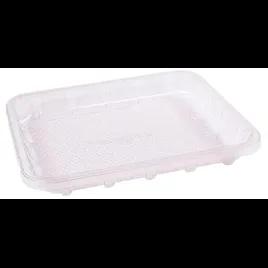 8D Meat Tray Deep Clear Rectangle Honeycomb 200/Case